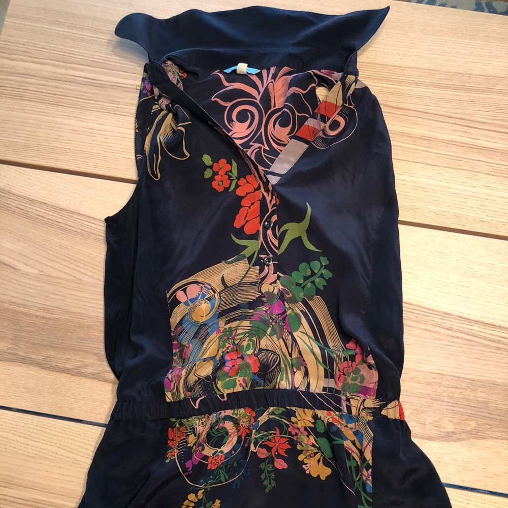 Anthropologie silk dress